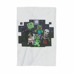 Полотенце с принтом Minecraft Party - PrintSalon