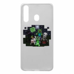 Чехол для Samsung A60 Minecraft Party - PrintSalon