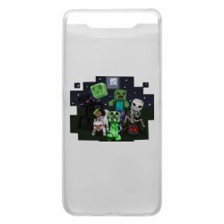 Чехол для Samsung A80 Minecraft Party - PrintSalon