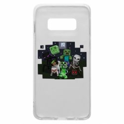 Чехол для Samsung S10e Minecraft Party - PrintSalon