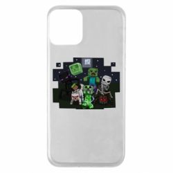 Чехол для iPhone 11 Minecraft Party - PrintSalon