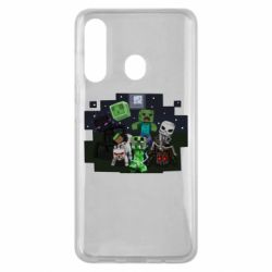 Чехол для Samsung M40 Minecraft Party - PrintSalon