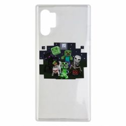 Чехол для Samsung Note 10 Plus Minecraft Party - PrintSalon