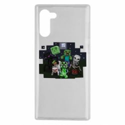 Чехол для Samsung Note 10 Minecraft Party - PrintSalon