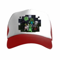 Кепка-тракер Minecraft Party - PrintSalon