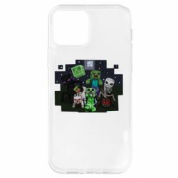 Чехол для iPhone 12 Pro Minecraft Party - PrintSalon