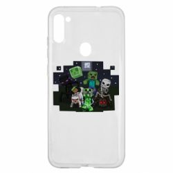 Чехол для Samsung A11/M11 Minecraft Party - PrintSalon
