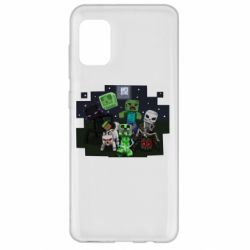 Чехол для Samsung A31 Minecraft Party - PrintSalon