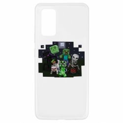 Чехол для Samsung A32 4G Minecraft Party - PrintSalon