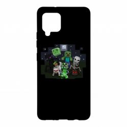 Чехол для Samsung A42 5G Minecraft Party - PrintSalon