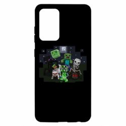 Чехол для Samsung A52 5G Minecraft Party - PrintSalon