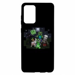 Чехол для Samsung A72 5G Minecraft Party - PrintSalon