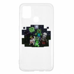 Чехол для Samsung M31 Minecraft Party - PrintSalon