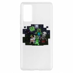 Чехол для Samsung S20 FE Minecraft Party - PrintSalon