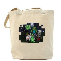Эко-сумка Minecraft Party - PrintSalon
