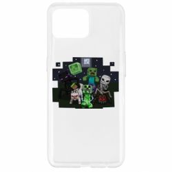 Чехол для Oppo Reno 4 Lite Minecraft Party