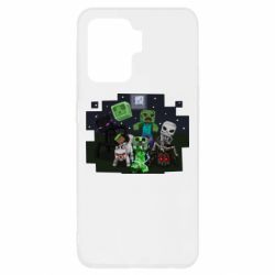Чехол для Oppo Reno 5 Lite Minecraft Party - PrintSalon
