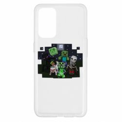 Чехол для Oppo Reno 5 4G Minecraft Party - PrintSalon