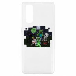 Чехол для Oppo Find X2 Minecraft Party - PrintSalon