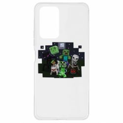 Чехол для Xiaomi Redmi Note 10 Pro Minecraft Party - PrintSalon
