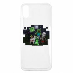 Чехол для Xiaomi Redmi 9a Minecraft Party - PrintSalon