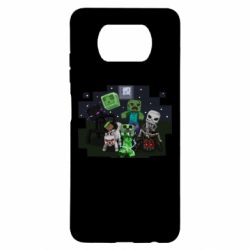 Чехол для Xiaomi Poco X3 Minecraft Party - PrintSalon