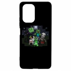 Чехол для Xiaomi Poco F3/K40 Minecraft Party - PrintSalon