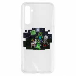 Чехол для Realme 6 Minecraft Party