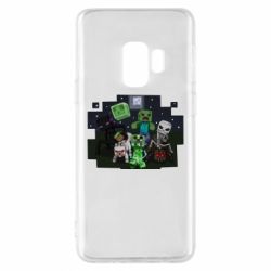 Чехол для Samsung S9 Minecraft Party - PrintSalon