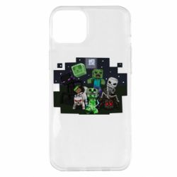 Чехол для iPhone 14 Plus Minecraft Party - PrintSalon