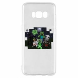 Чехол для Samsung S8 Minecraft Party - PrintSalon