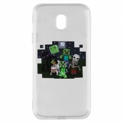 Чехол для Samsung J3 2017 Minecraft Party - PrintSalon