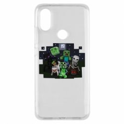 Чехол для Xiaomi Mi A2 Minecraft Party - PrintSalon