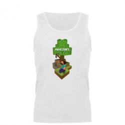 Мужская майка Minecraft Steve - PrintSalon