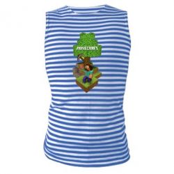 Майка-тельняшка Minecraft Steve - PrintSalon