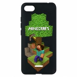 Чехол для Xiaomi Redmi 6A Minecraft Steve - PrintSalon