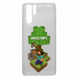 Чехол для Huawei P30 Pro Minecraft Steve - PrintSalon