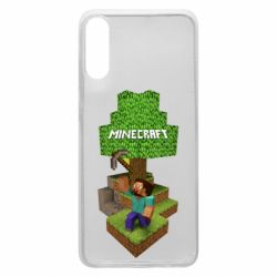 Чехол для Samsung A70 Minecraft Steve - PrintSalon