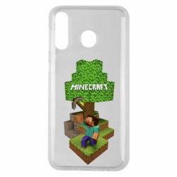 Чехол для Samsung M30 Minecraft Steve - PrintSalon