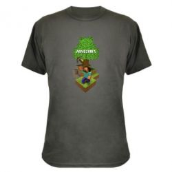 Камуфляжная футболка Minecraft Steve - PrintSalon