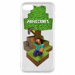 Чехол для iPhone SE 2020 Minecraft Steve - PrintSalon