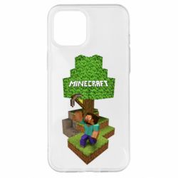 Чехол для iPhone 12 Pro Max Minecraft Steve - PrintSalon