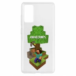 Чехол для Samsung S20 FE Minecraft Steve - PrintSalon