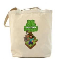 Эко-сумка Minecraft Steve - PrintSalon