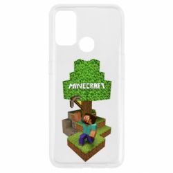 Чехол для Oppo A53/A32/A33 Minecraft Steve