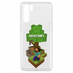 Чехол для Oppo A91/Reno3 Minecraft Steve - PrintSalon