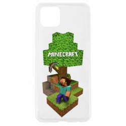 Чехол для Oppo A92s Minecraft Steve - PrintSalon