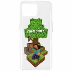 Чехол для Oppo Reno 4 Lite Minecraft Steve