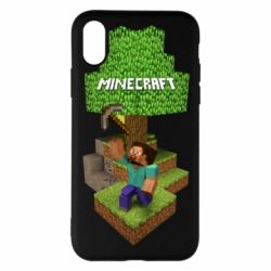 Чехол для iPhone X/Xs Minecraft Steve - PrintSalon