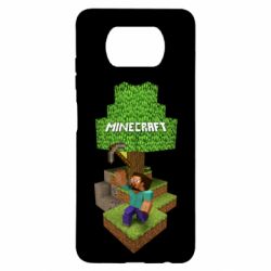 Чехол для Xiaomi Poco X3 Minecraft Steve - PrintSalon
